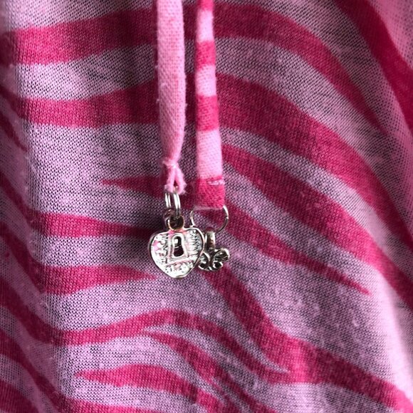 BEACH BUNNY PINK ZEBRA Soft Cotton Cover Up Sz S - Picture 4 of 6